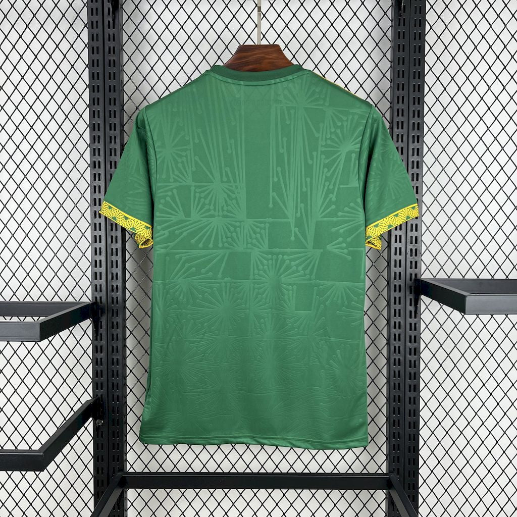 Men's Mexico 2025/26 Gold - Green Jersey