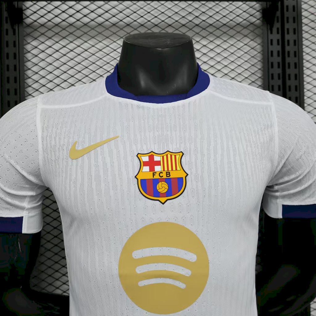 Men’s Barcelona 2024/25 Player White exposure version Jersey