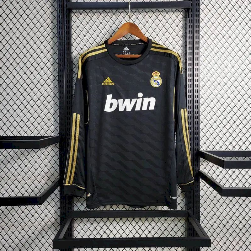Real Madrid 2011/12 Retro Away Long Sleeves Jersey