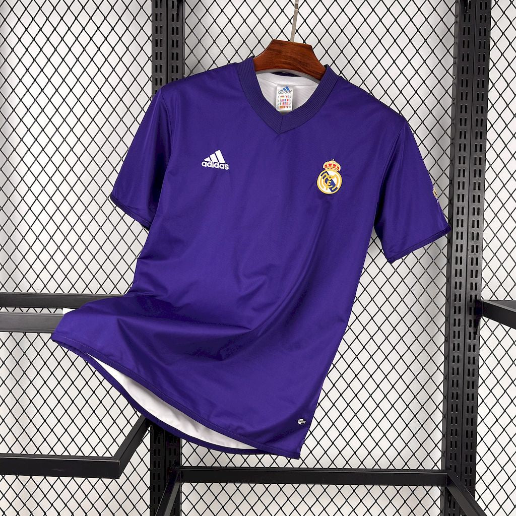 Real Madrid 2002/03 Retro Reversible Double-sided Third Jersey