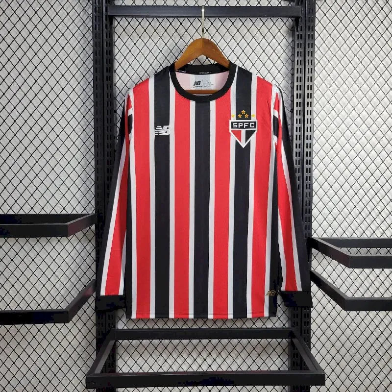 Men's São Paulo 2024/25 Away Long Sleeve Jersey