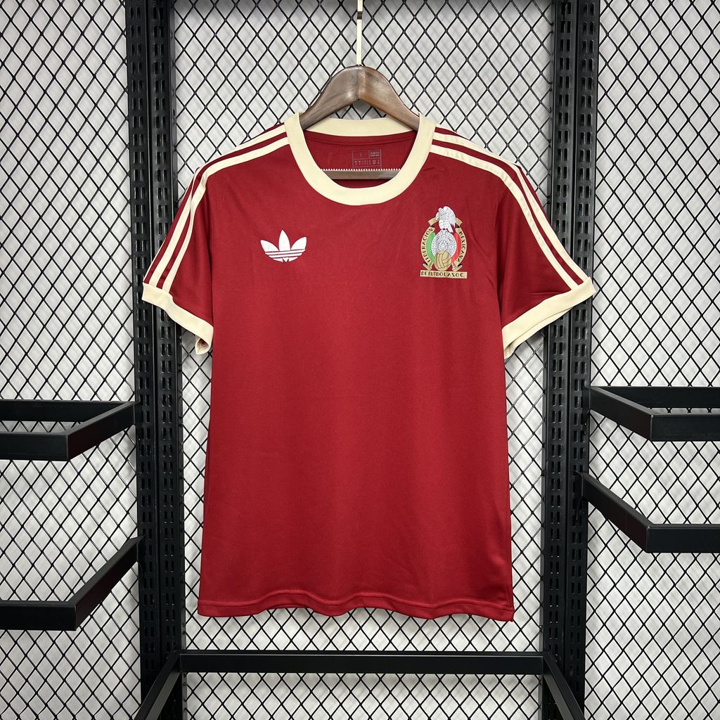 Men's Mexico 2024/25 Claret T-Shirt
