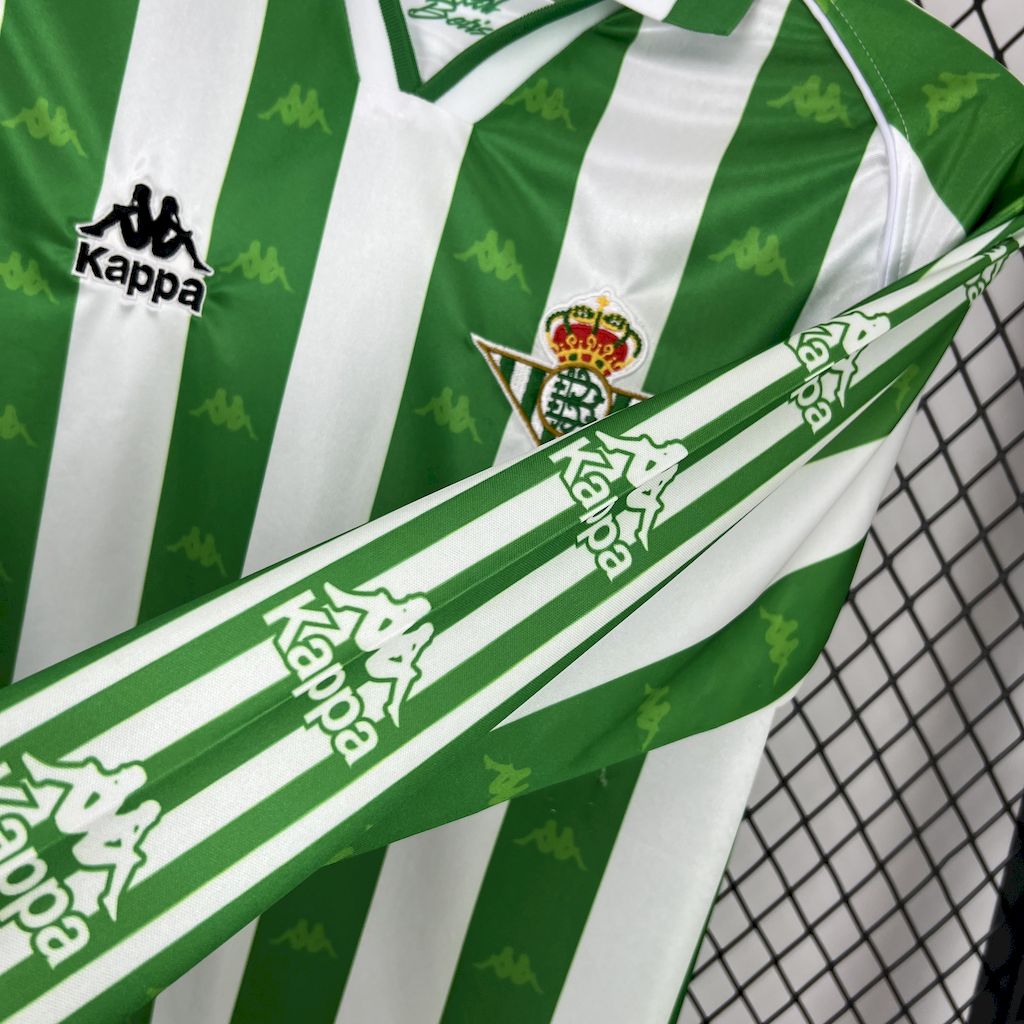 Real Betis 1995/97 Retro Home Long Sleeves Jersey