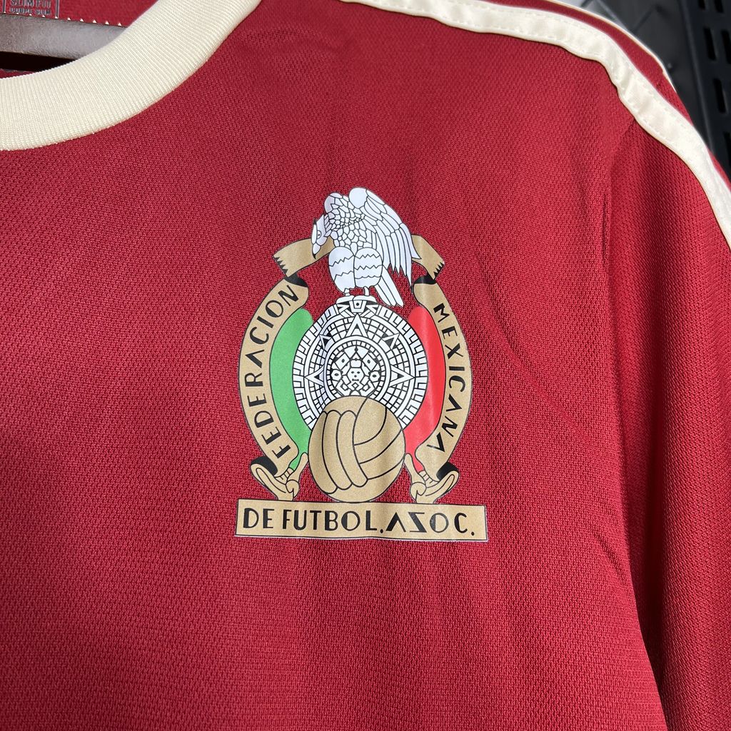 Men's Mexico 2024/25 Claret T-Shirt
