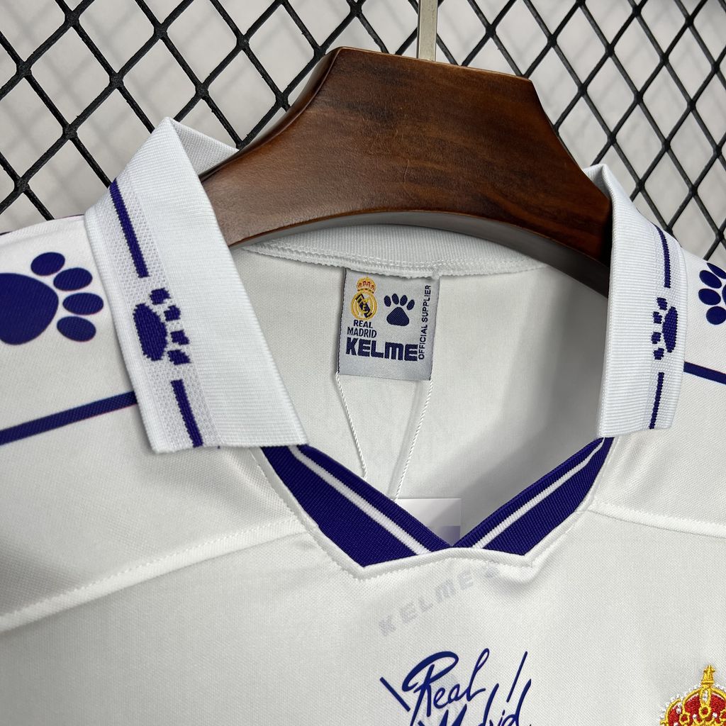 Real Madrid 1994/96 Retro Home Long Sleeve Jersey