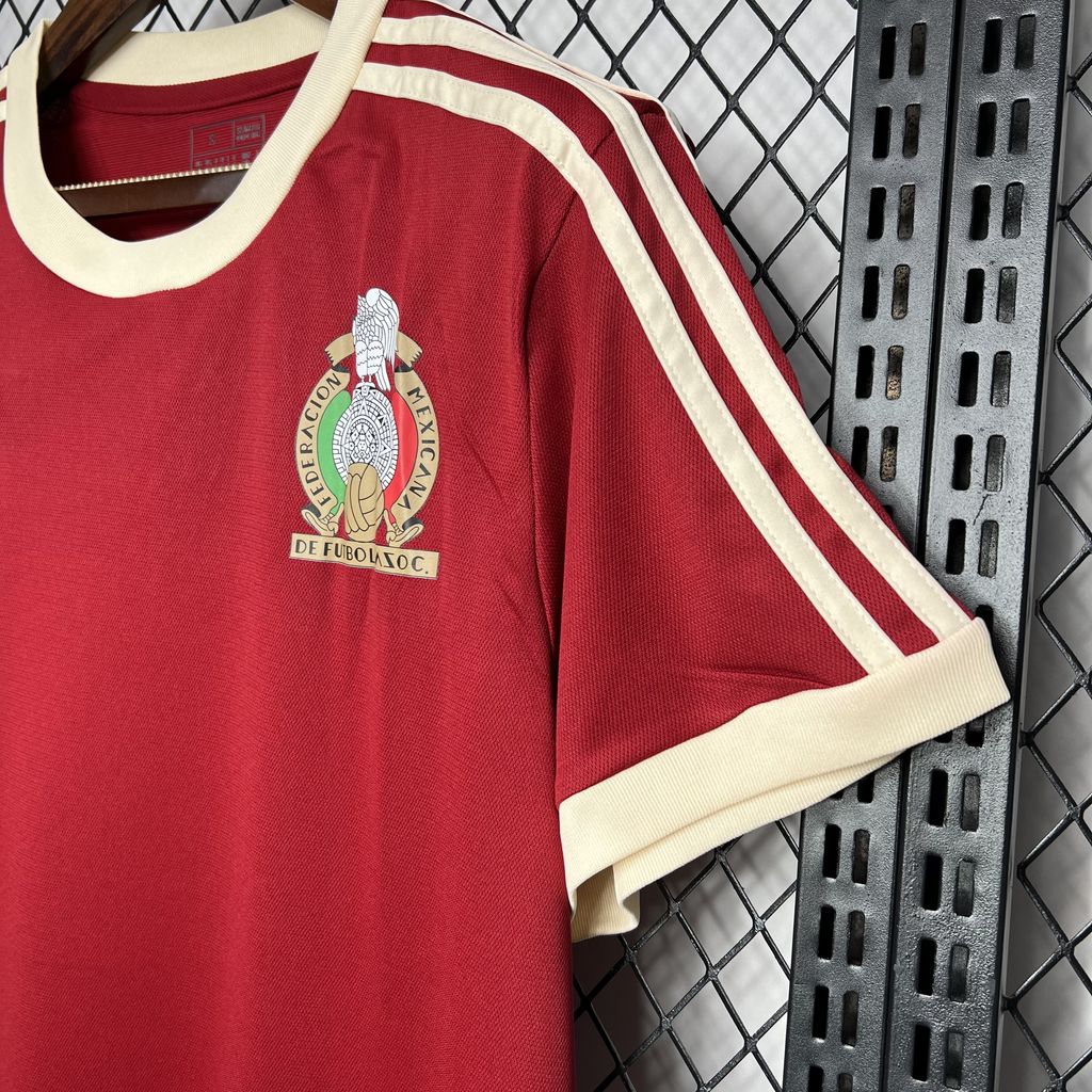 Men's Mexico 2024/25 Claret T-Shirt