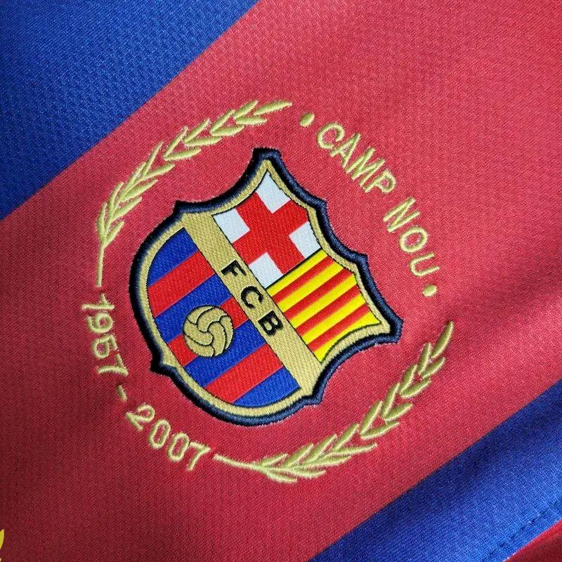 Barcelona 2007/08 Retro Home Jersey