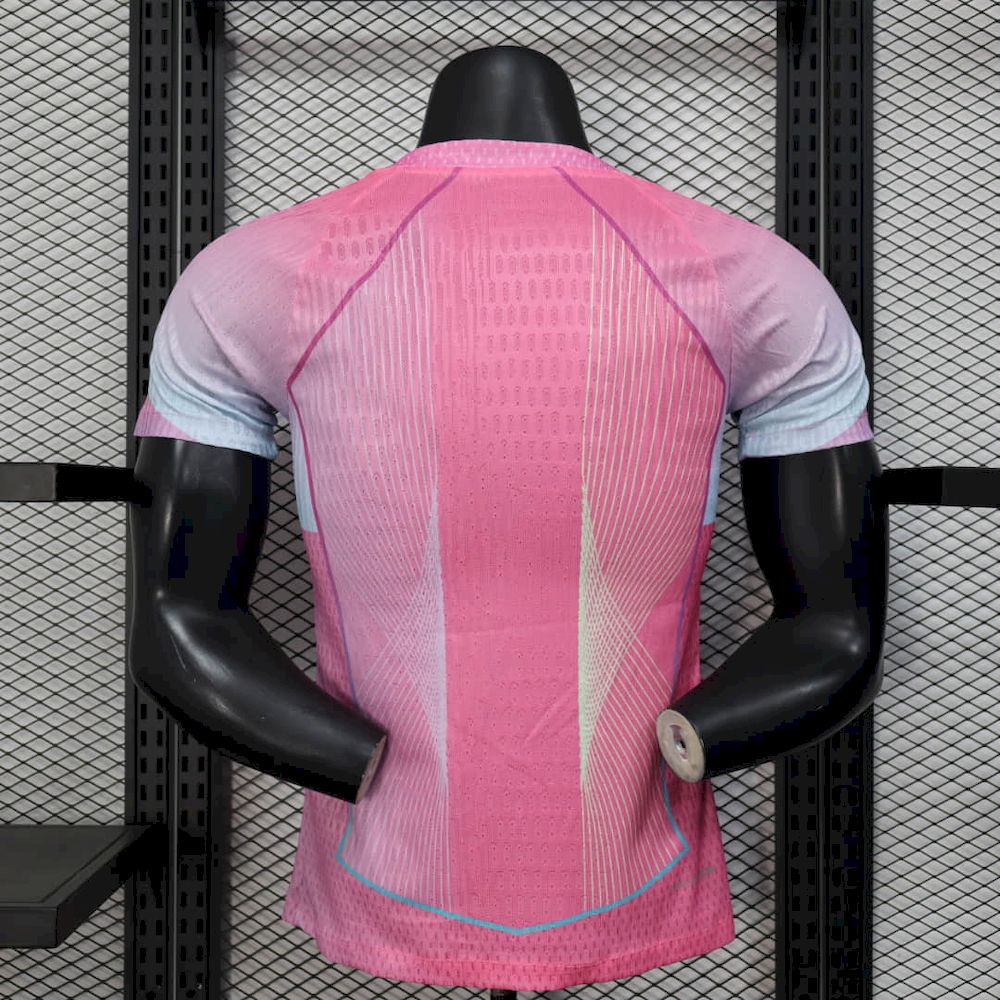 Men’s Barcelona 2025/26 Player Pink Special Edition Jersey