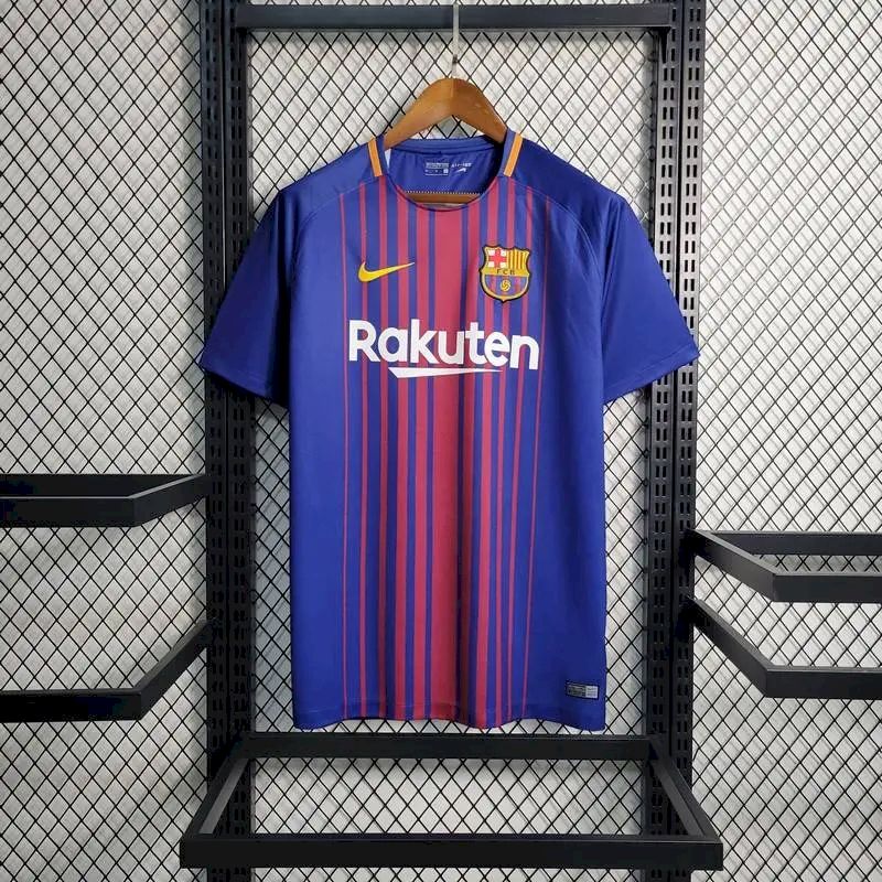 Barcelona 2017/18 Retro Home Jersey