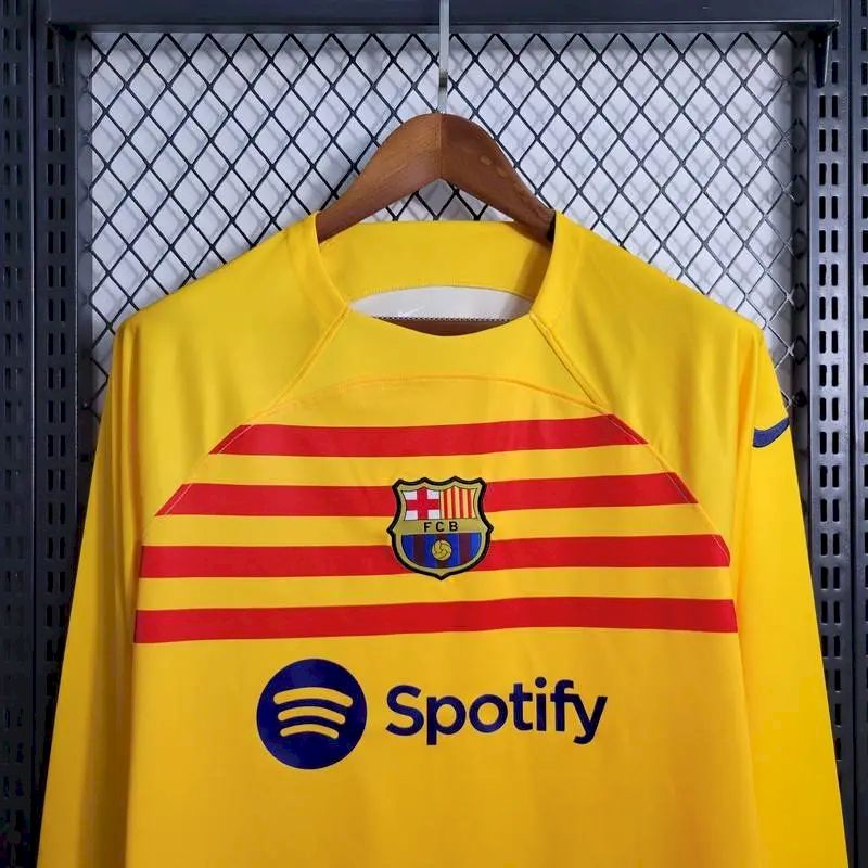 Men’s Barcelona 2023/24 Fourth Long Sleeves Jersey
