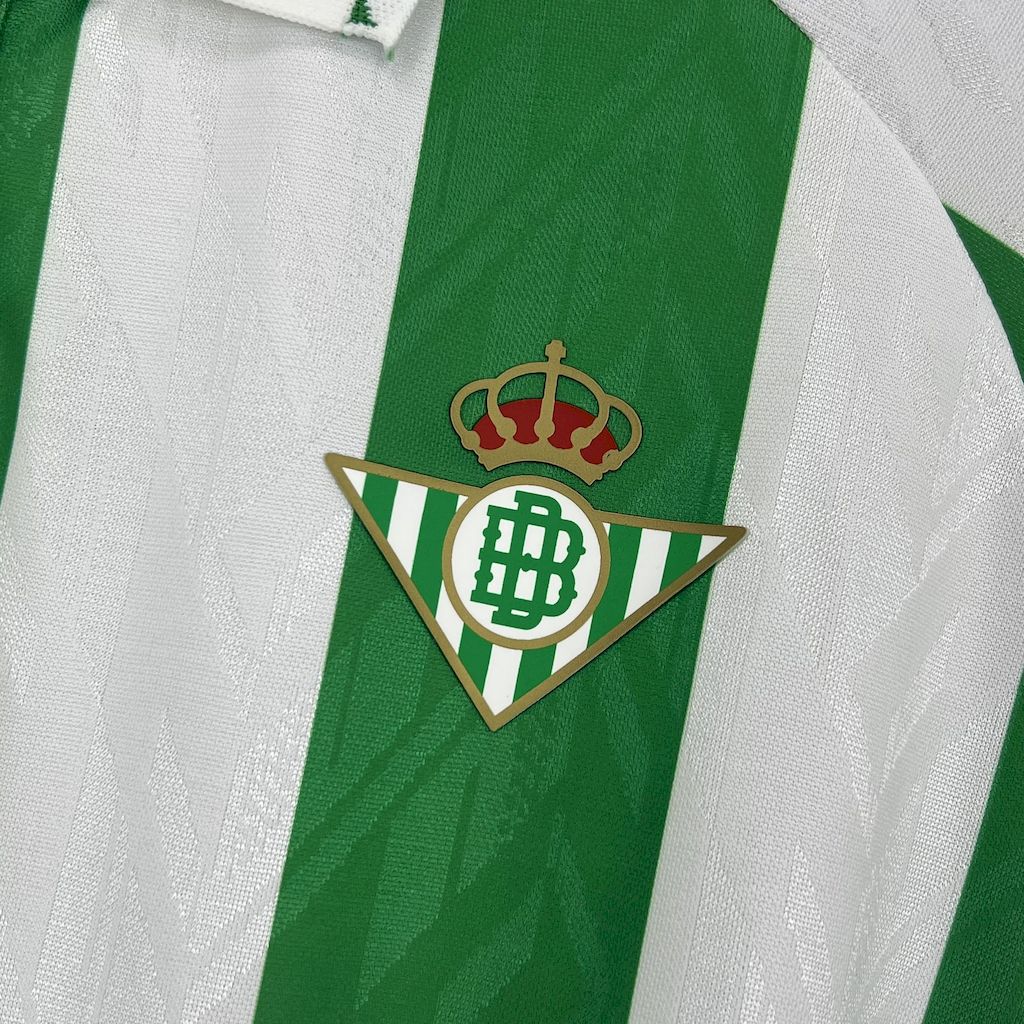 Men’s Real Betis 2024/25 Fan Home Long Sleeves Jersey