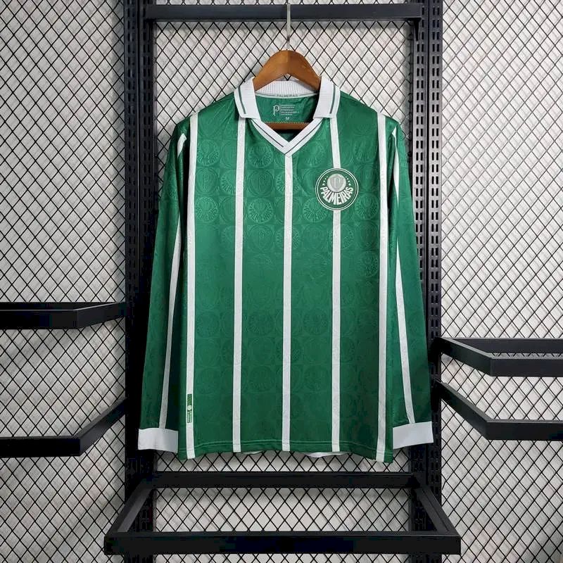Palmeiras 1993 Retro Home Long Sleeve Jersey