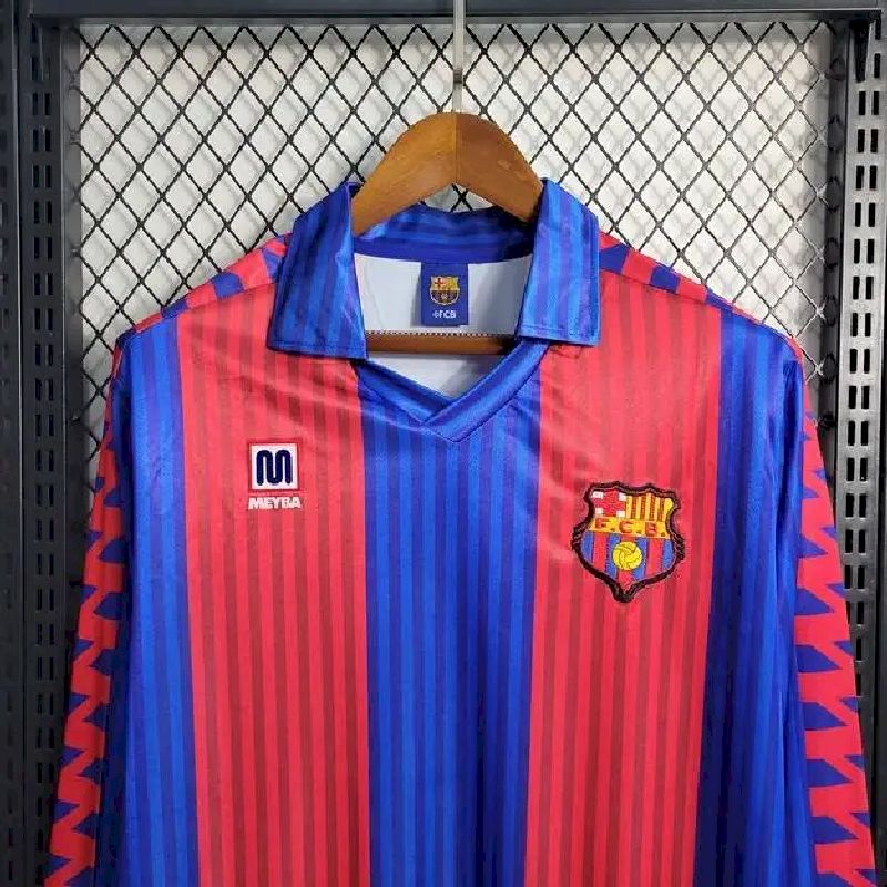 Barcelona 1991/92 Retro Home Long Sleeve Jersey