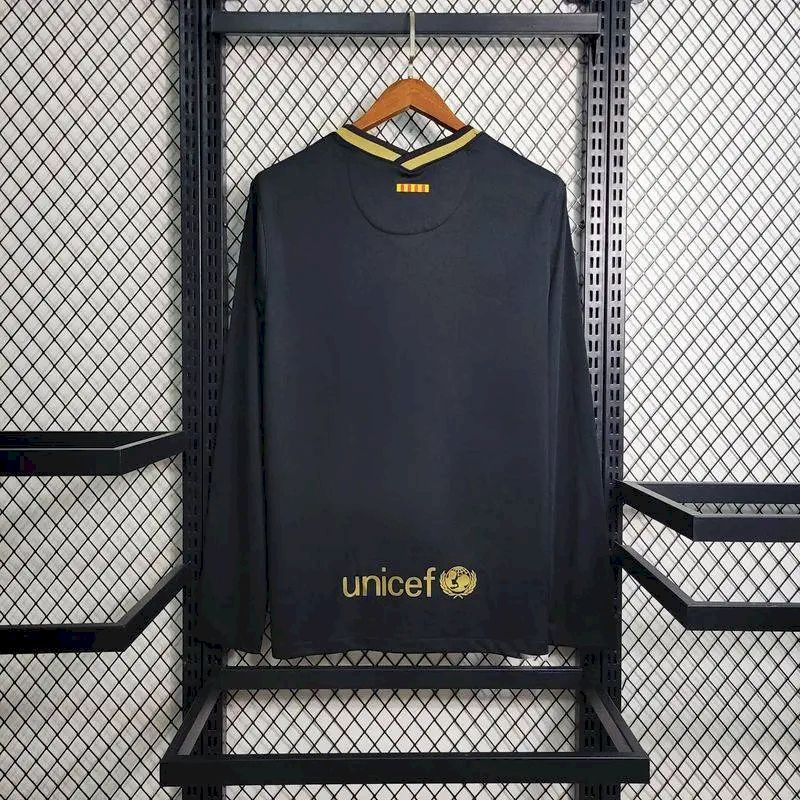 Barcelona 2020/21 Retro Away Long Sleeves Jersey