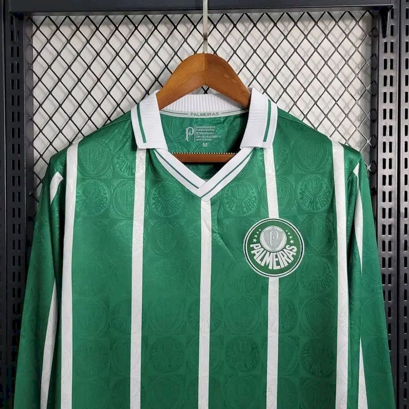 Palmeiras 1993 Retro Home Long Sleeve Jersey