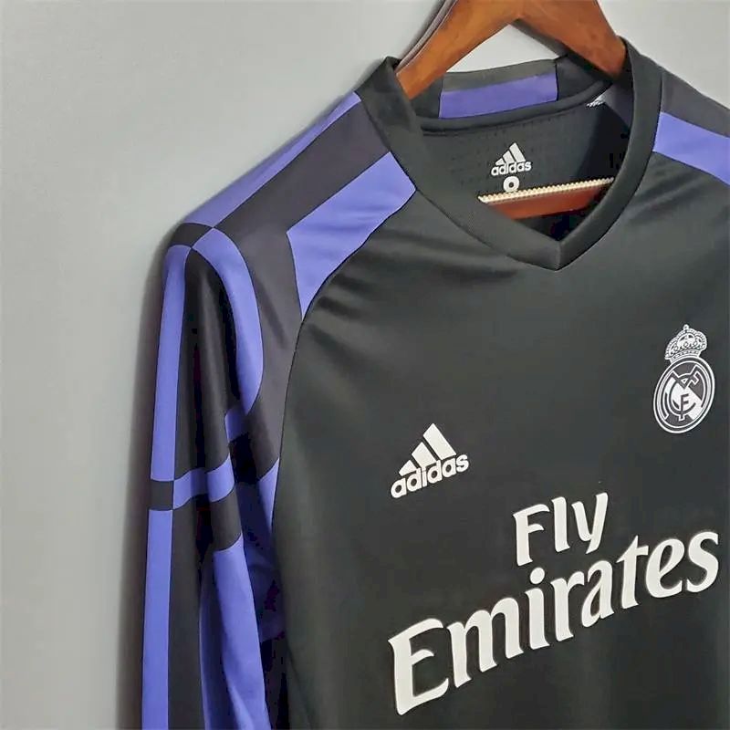 Real Madrid 2015/16 Retro Third Long Sleeve Jersey