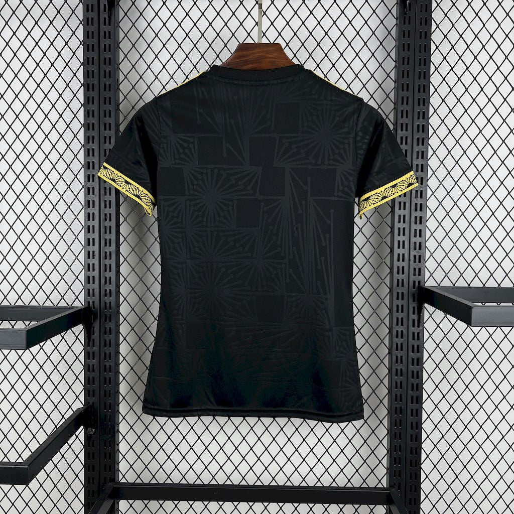 Women's Mexico 2025/26 Gold - Black Jersey