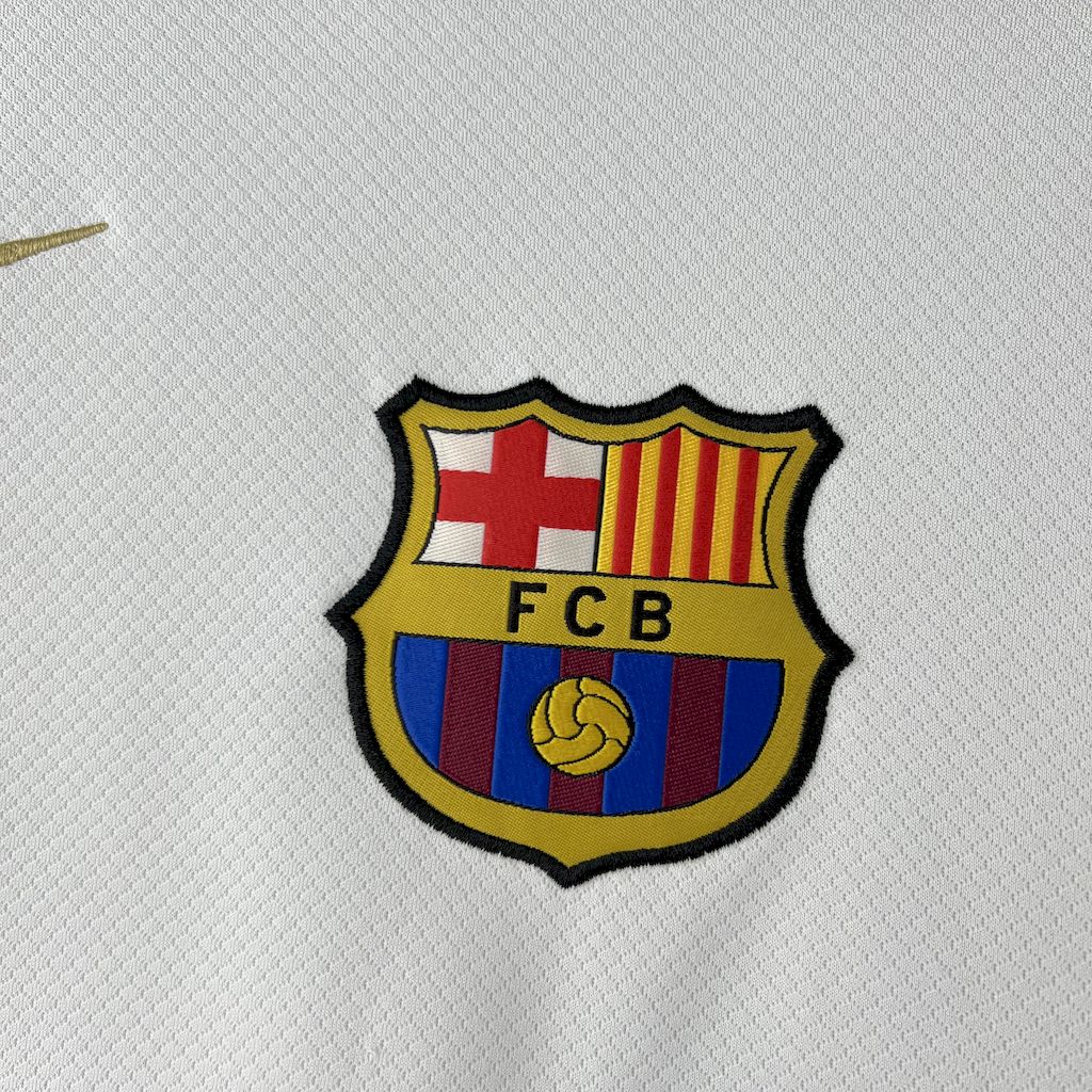 Men’s Barcelona 2025/26 Fan White Special Edition Jersey