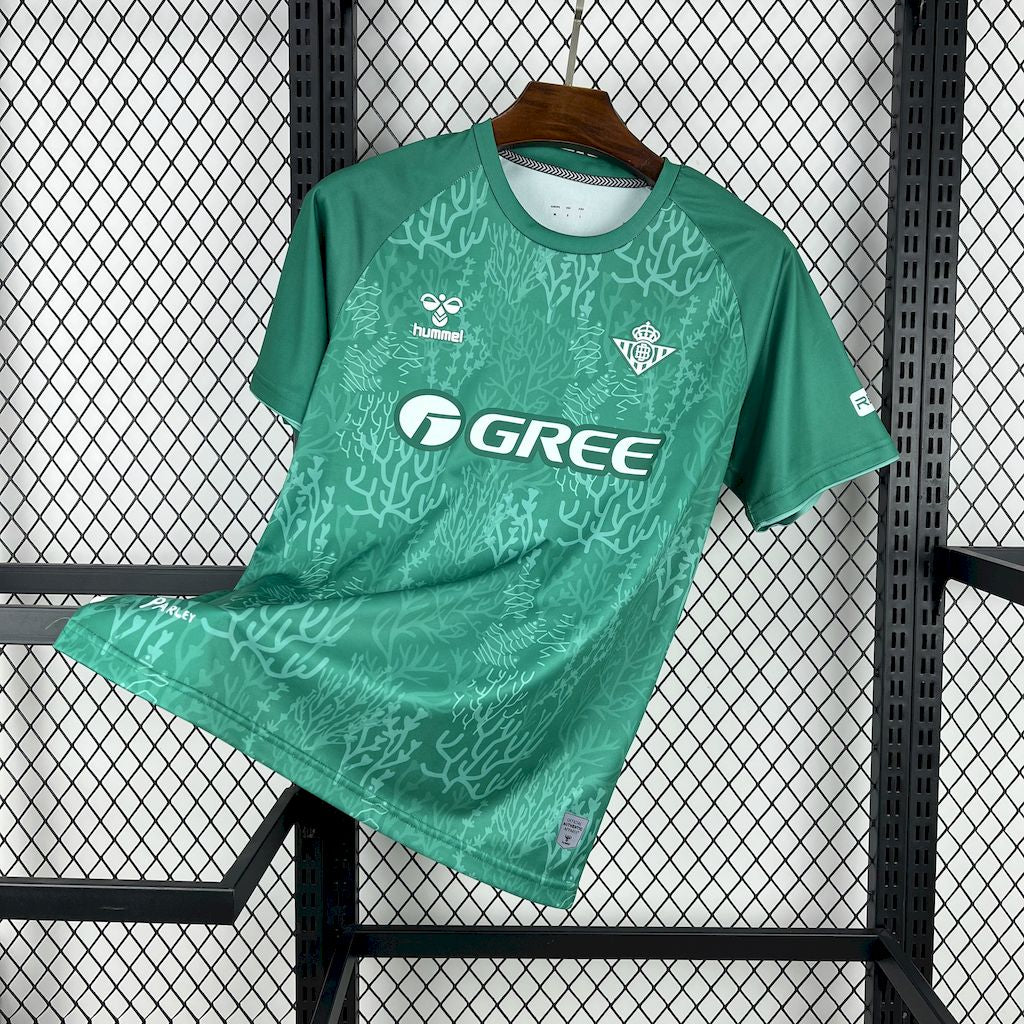 Men’s Real Betis 2024/25 Fan Seaweed theme Jersey