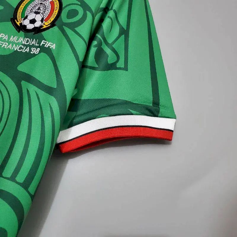 Mexico 1998 Retro Home Jersey