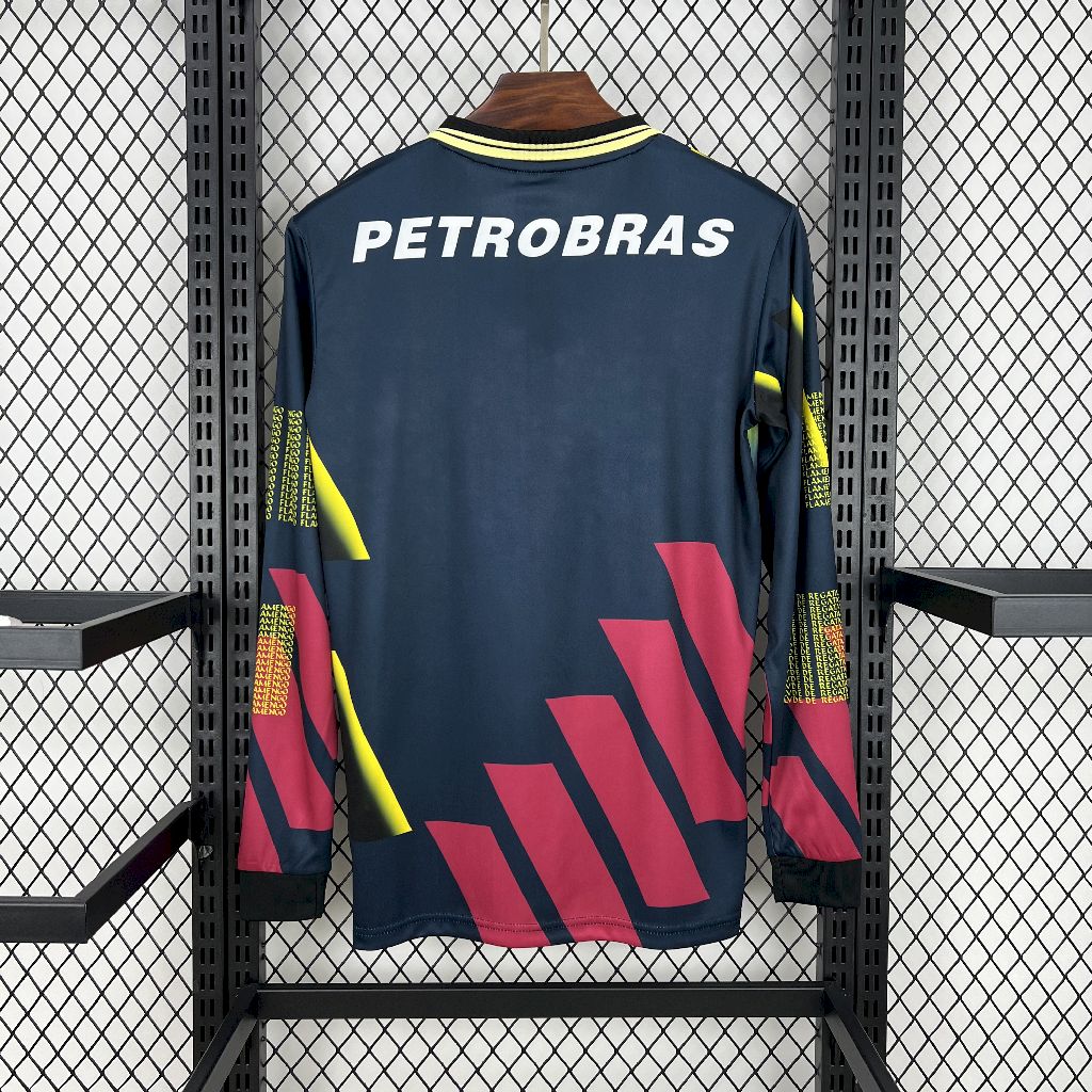 Flamengo 1998 Goalkeeper Retro Long Sleeve Jersey