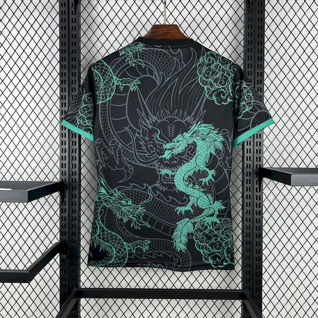 Men’s Real Madrid 2025/26 Green and Black Dragon Special Edition Jersey