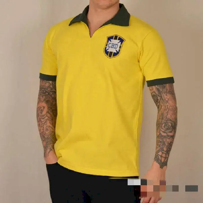 Brazil 1958 Retro Home Jersey