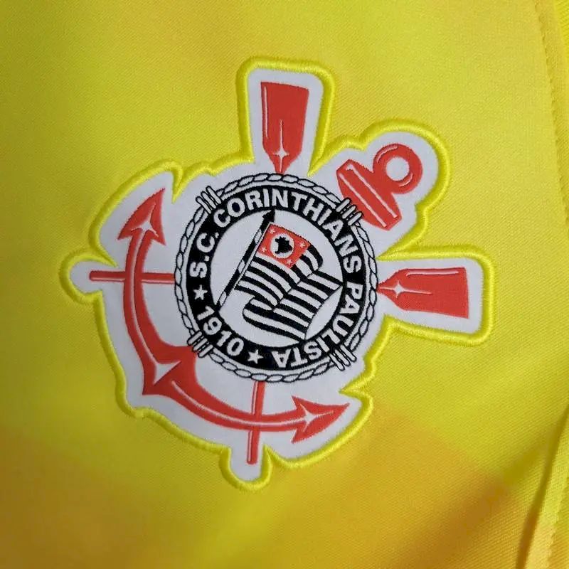 Men's Corinthians 2023/24 Fan Goalkeeper Yellow Boutique Jersey