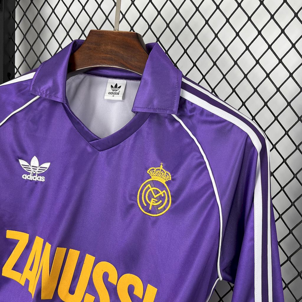 Real Madrid 1984/85 Retro Third Long Sleeves Jersey