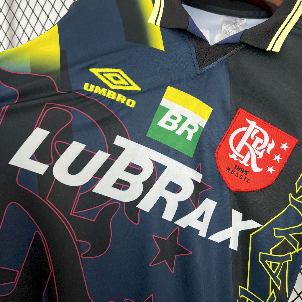 Flamengo 1998 Goalkeeper Retro Long Sleeve Jersey