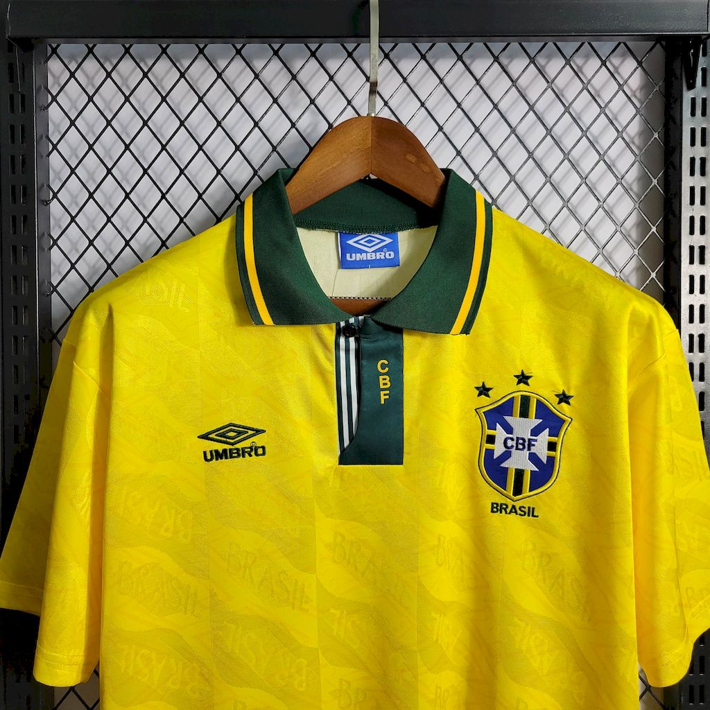 Brazil 1991/93 Retro Home Jersey