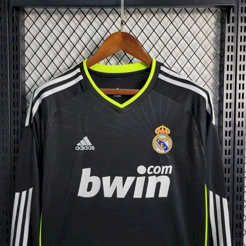 Real Madrid 2010/11 Retro Away Long Sleeves Jersey