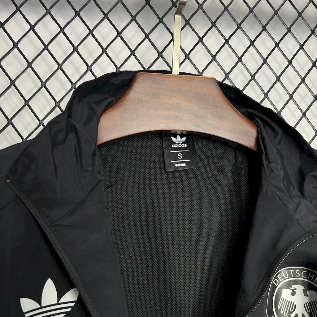 Germany Black Windbreaker