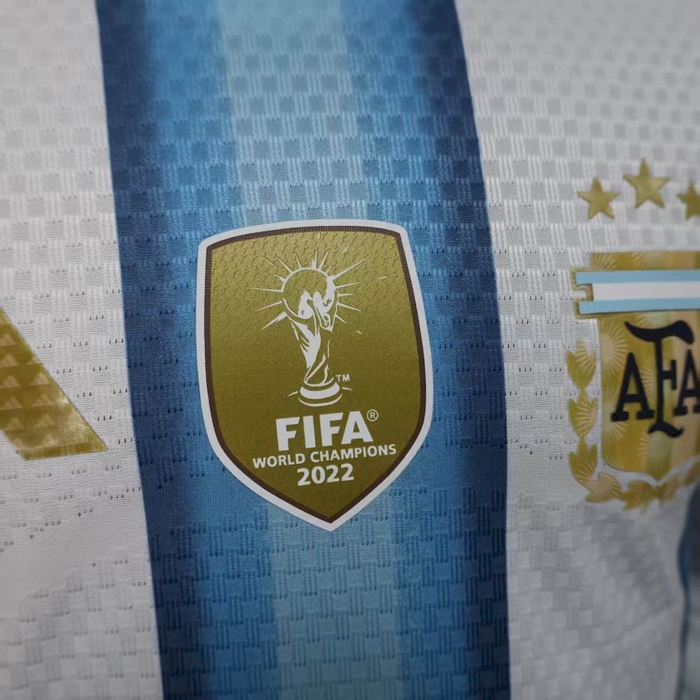 Men's Argentina 2026 World Cup Home Long Sleeve Jersey Player Version