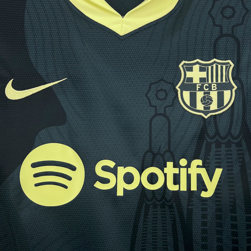 Men’s Barcelona 2024/25 Dark green training Jersey