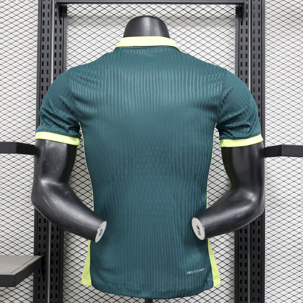 Men’s Barcelona 2024/25 Player Dark green training Jersey