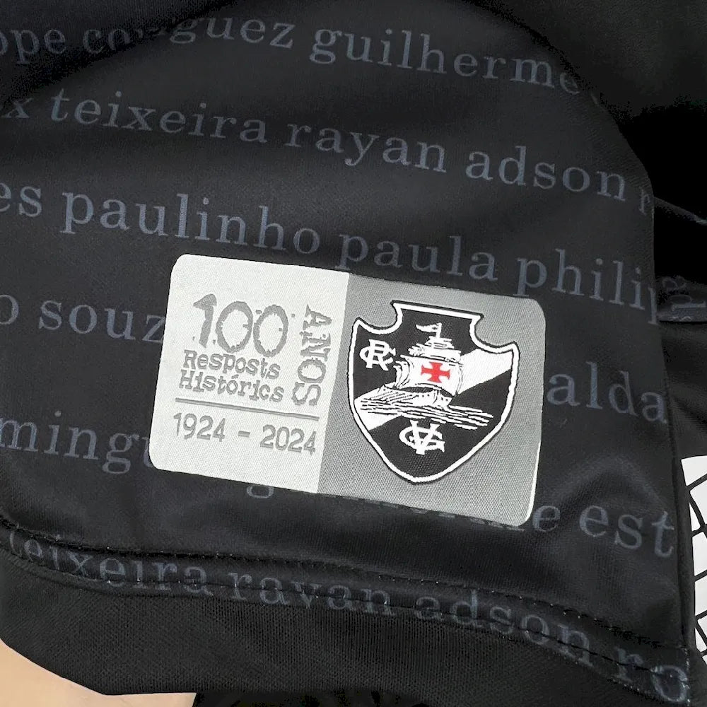 Men's Vasco Da Gama 2024/25 Black Jersey