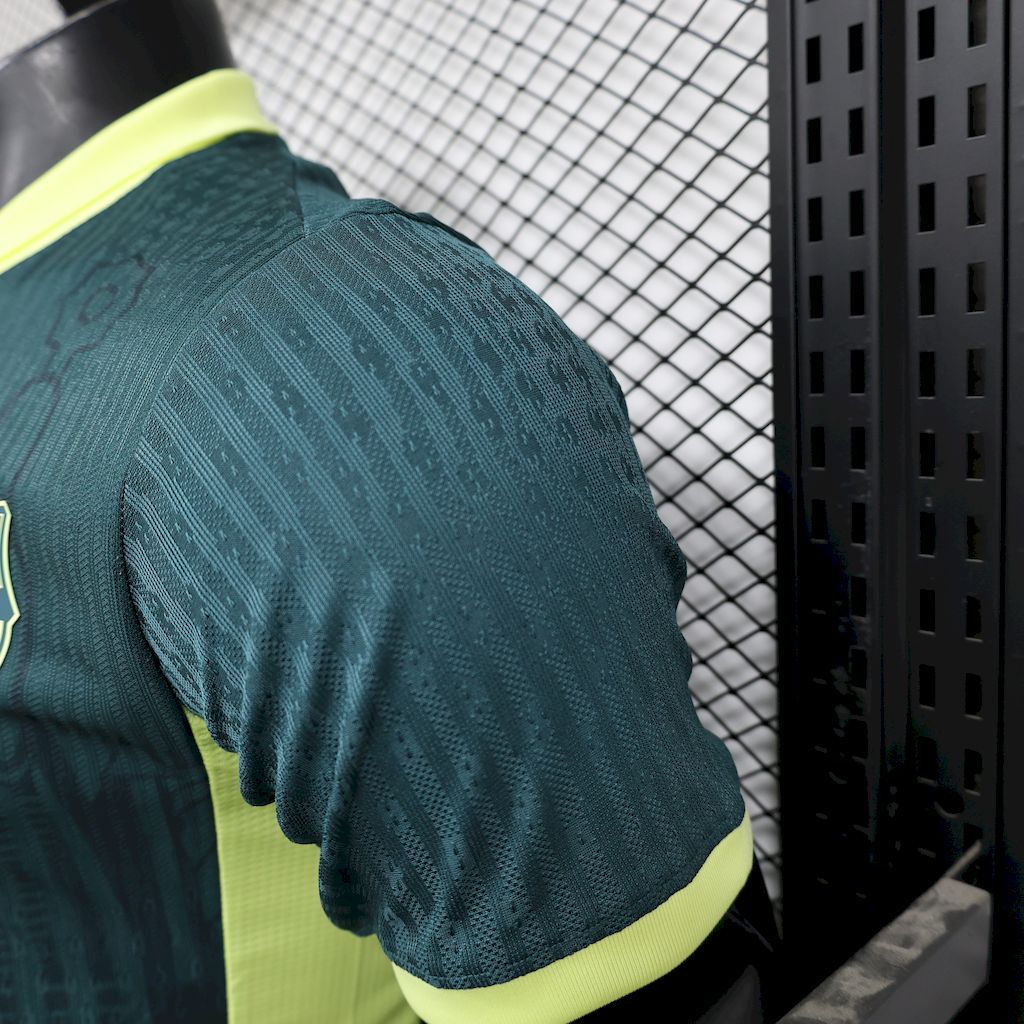 Men’s Barcelona 2024/25 Player Dark green training Jersey