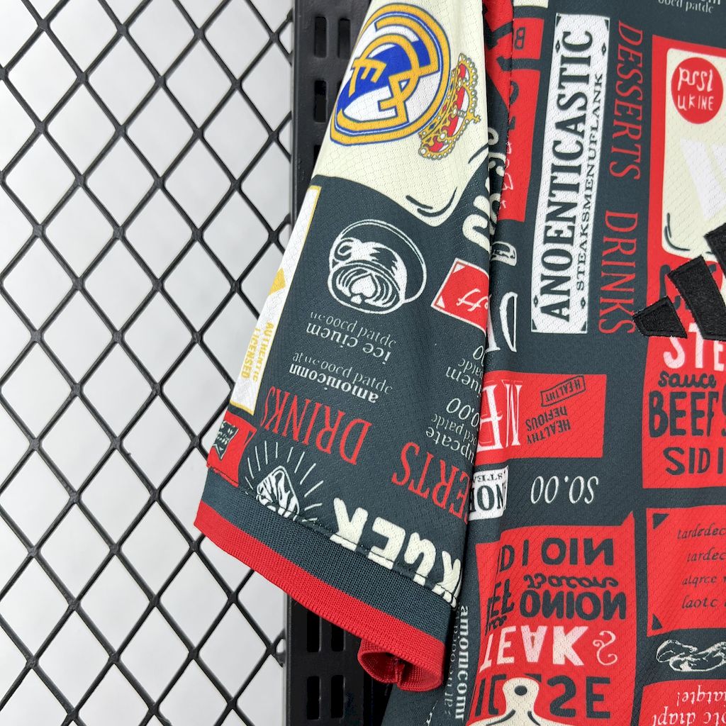 Men’s Real Madrid 2025/26 Fan Doodle board Jersey