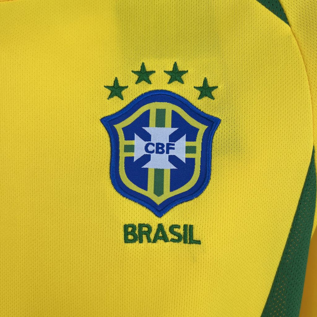 Brazil 2002 retro Home Jersey
