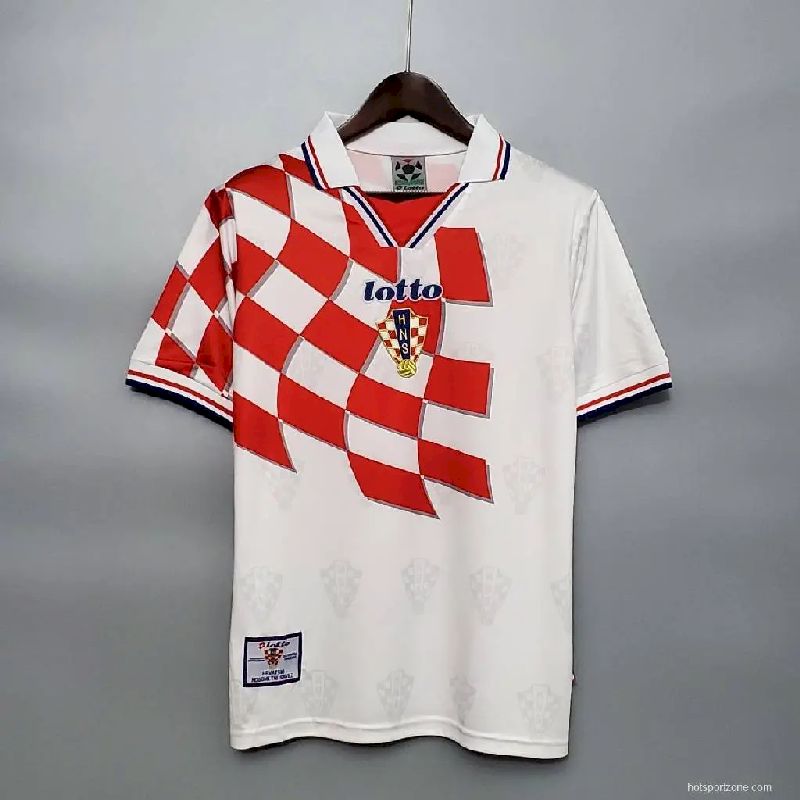 Croatia 1998 Retro Home Jersey