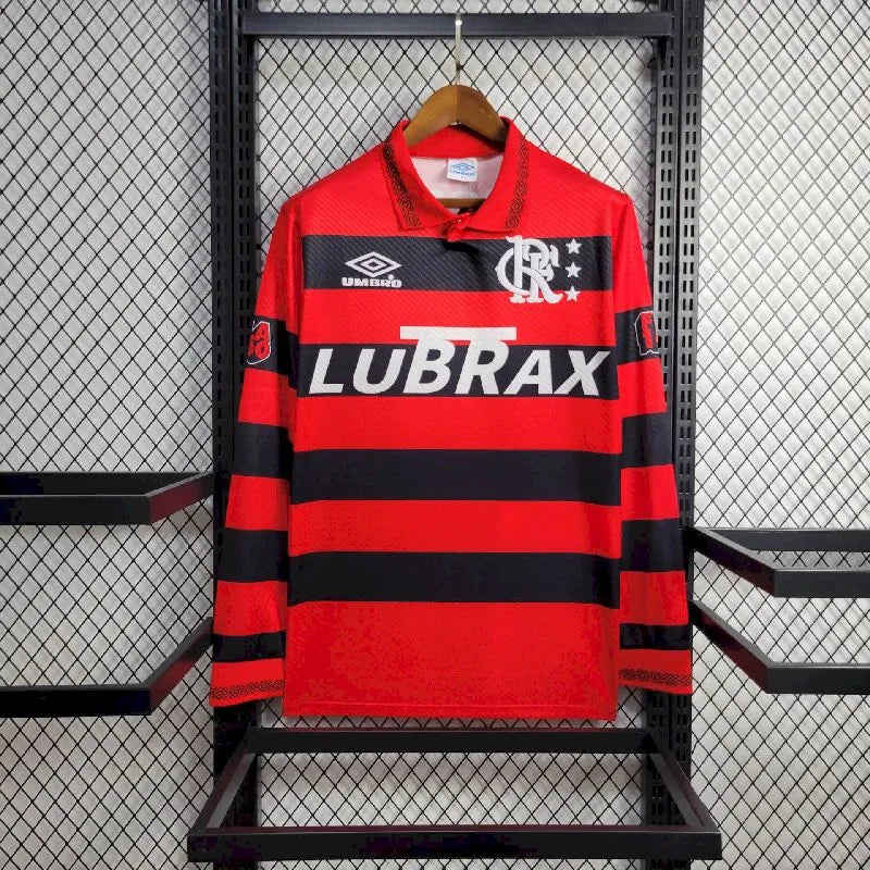 Flamengo 1994/95 Retro Home Long Sleeve Jersey