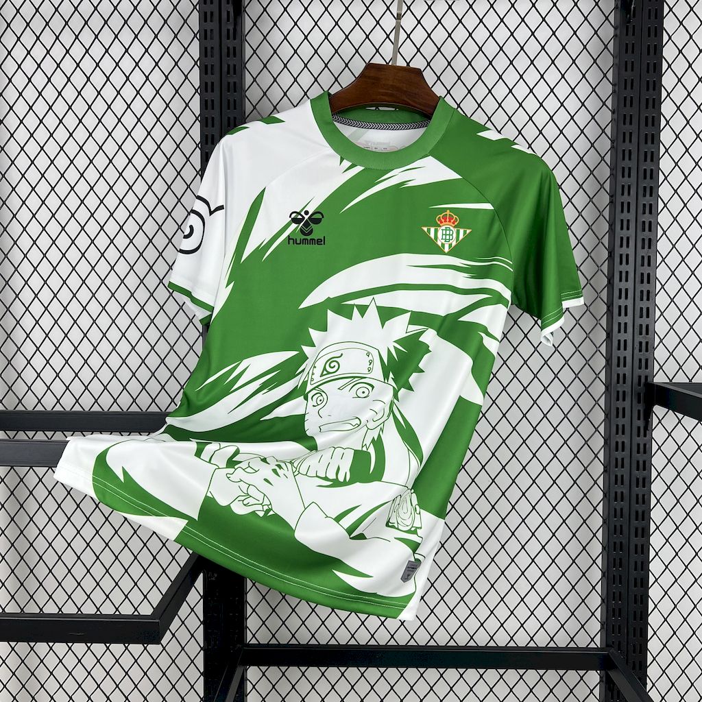 Men’s Real Betis 2025/26 Fan Hummel x Limited-edition Naruto Jersey