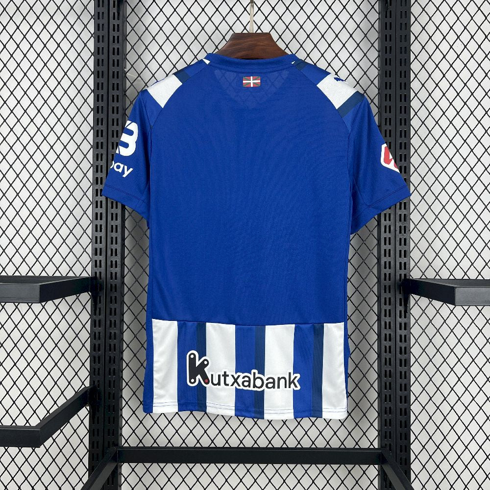 Men’s Deportivo Alaves 2025/26 Fan Home Jersey