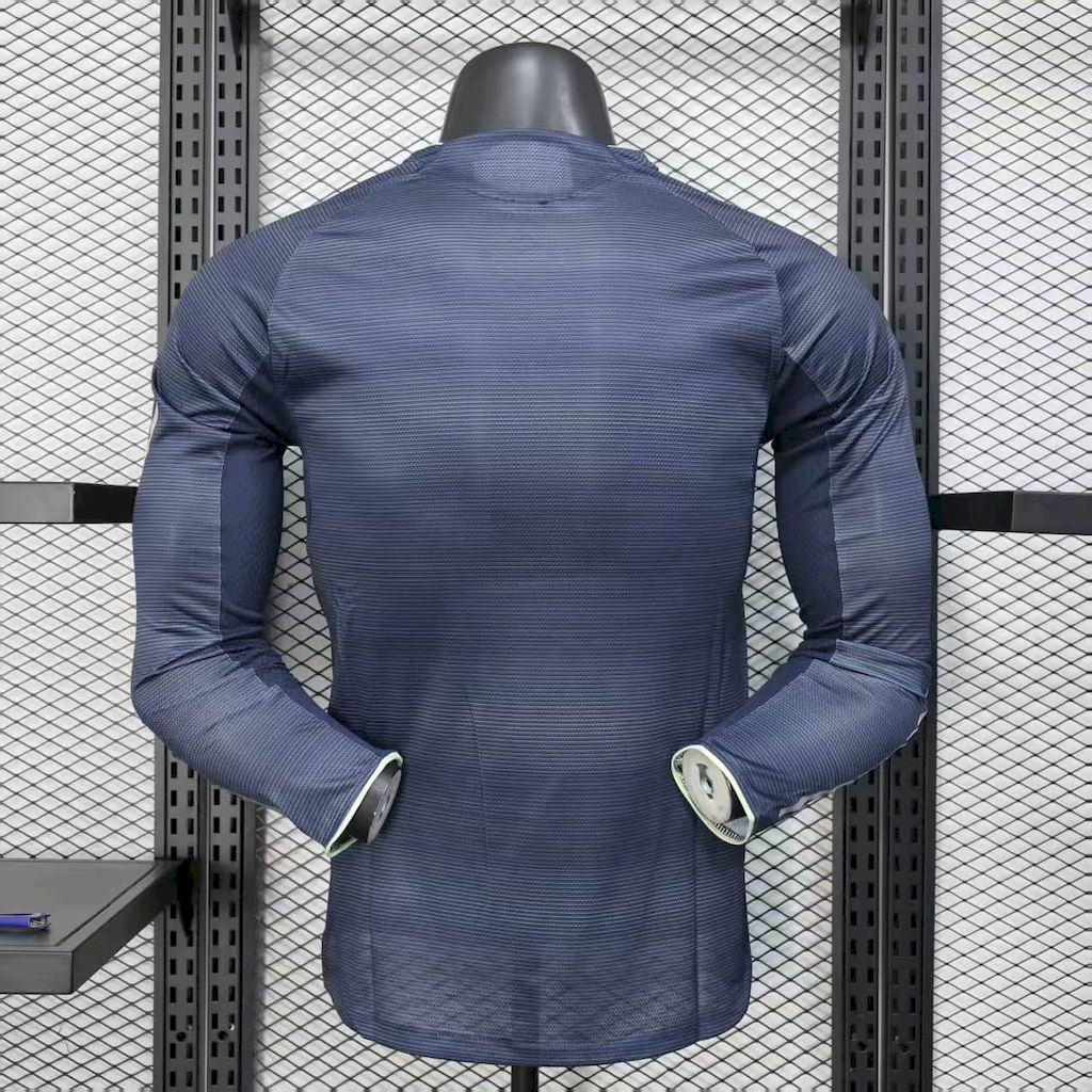 Men’s Real Madrid 2025/26 Player Away Long Sleeves Jersey
