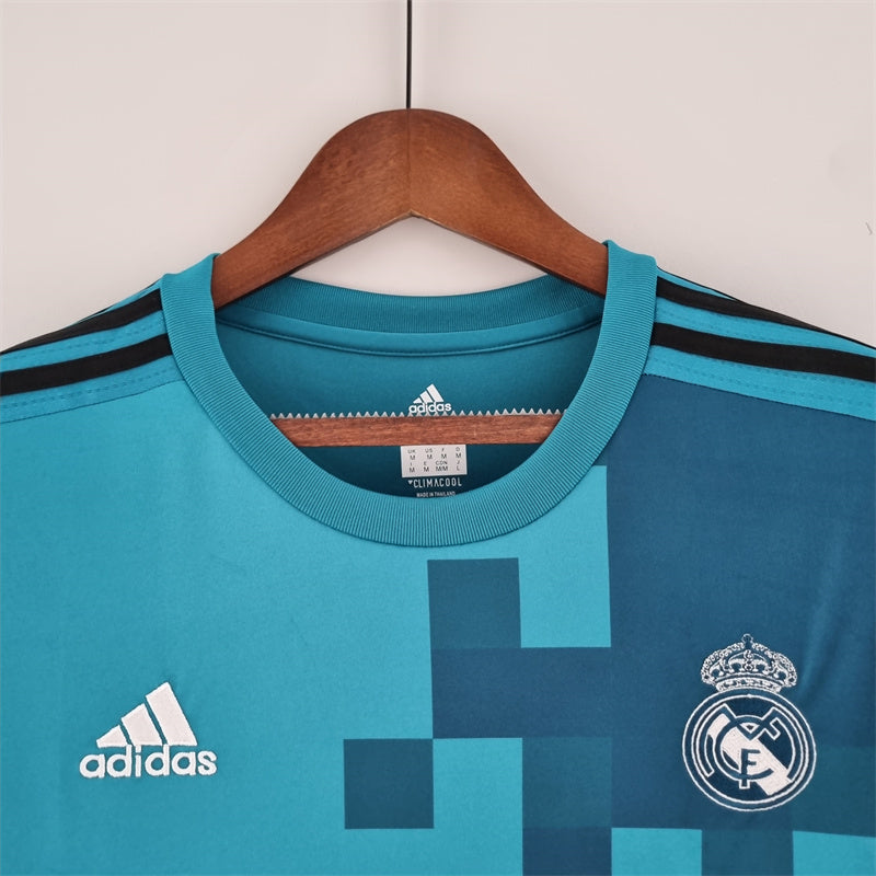 Real Madrid 2017/18 Retro Third Long Sleeves Jersey