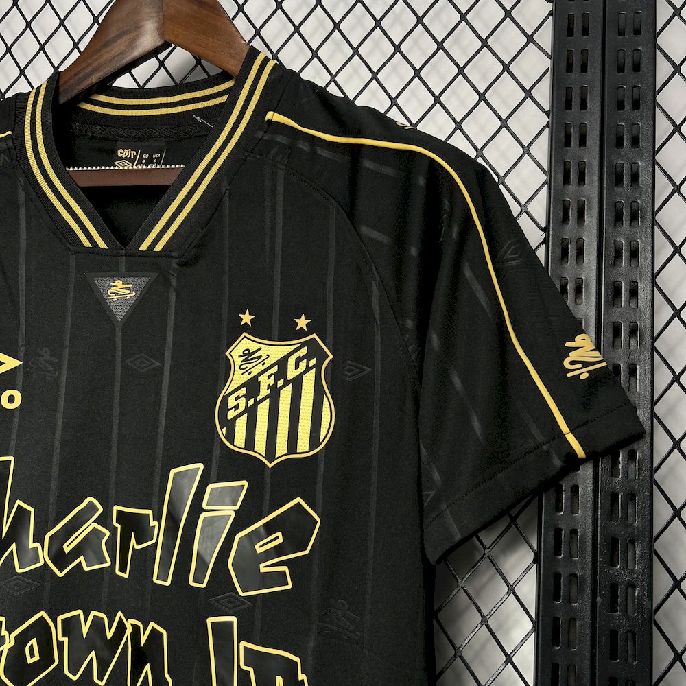 Men's Santos 2024/25 Charlie Brown Jr Jersey