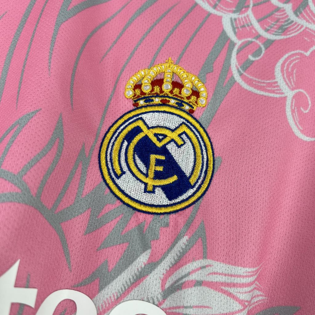 Men’s Real Madrid 2025/26 Fan Pink Dragon Special Edition Jersey
