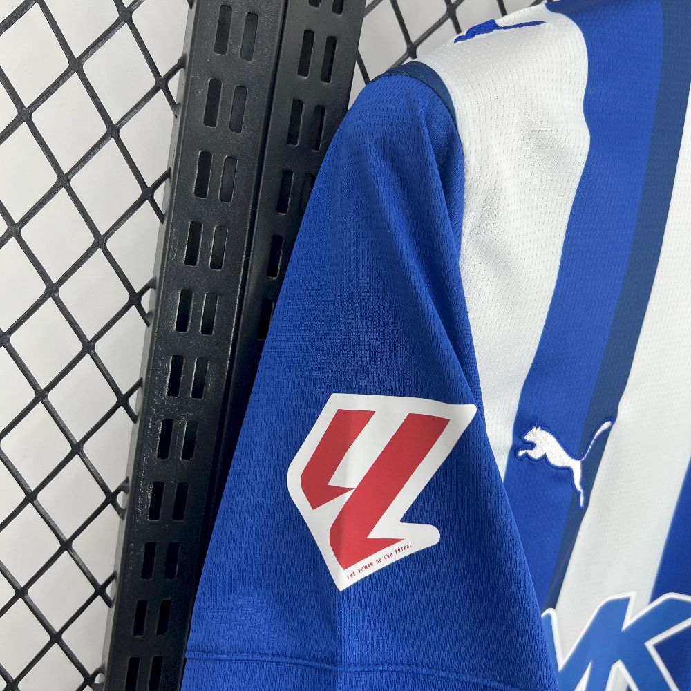 Men’s Deportivo Alaves 2025/26 Fan Home Jersey