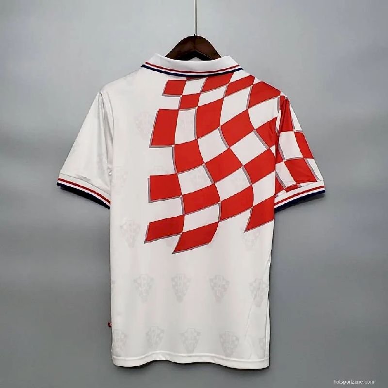 Croatia 1998 Retro Home Jersey
